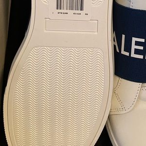 Valentino Zeus Logo Leather Slip on.